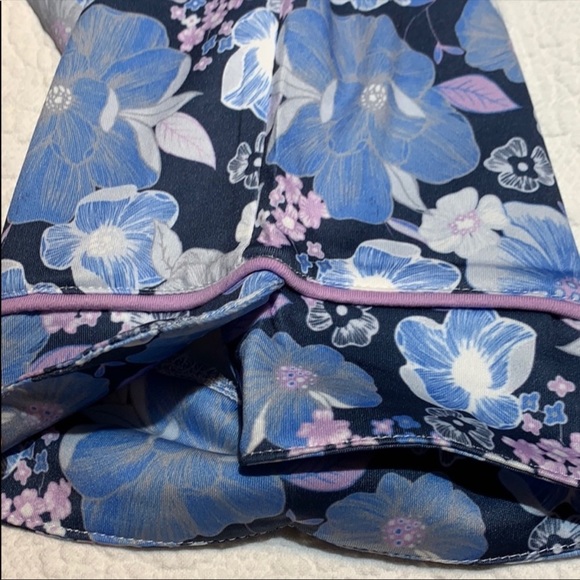 Silky floral pajama bottoms. Large - Picture 7 of 7
